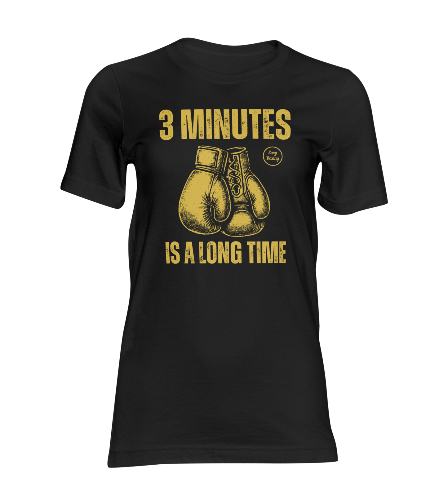 Three Minutes Is A Long Time EasyBoxing Branded Men’s Premium Heavyweight T-Shirt
