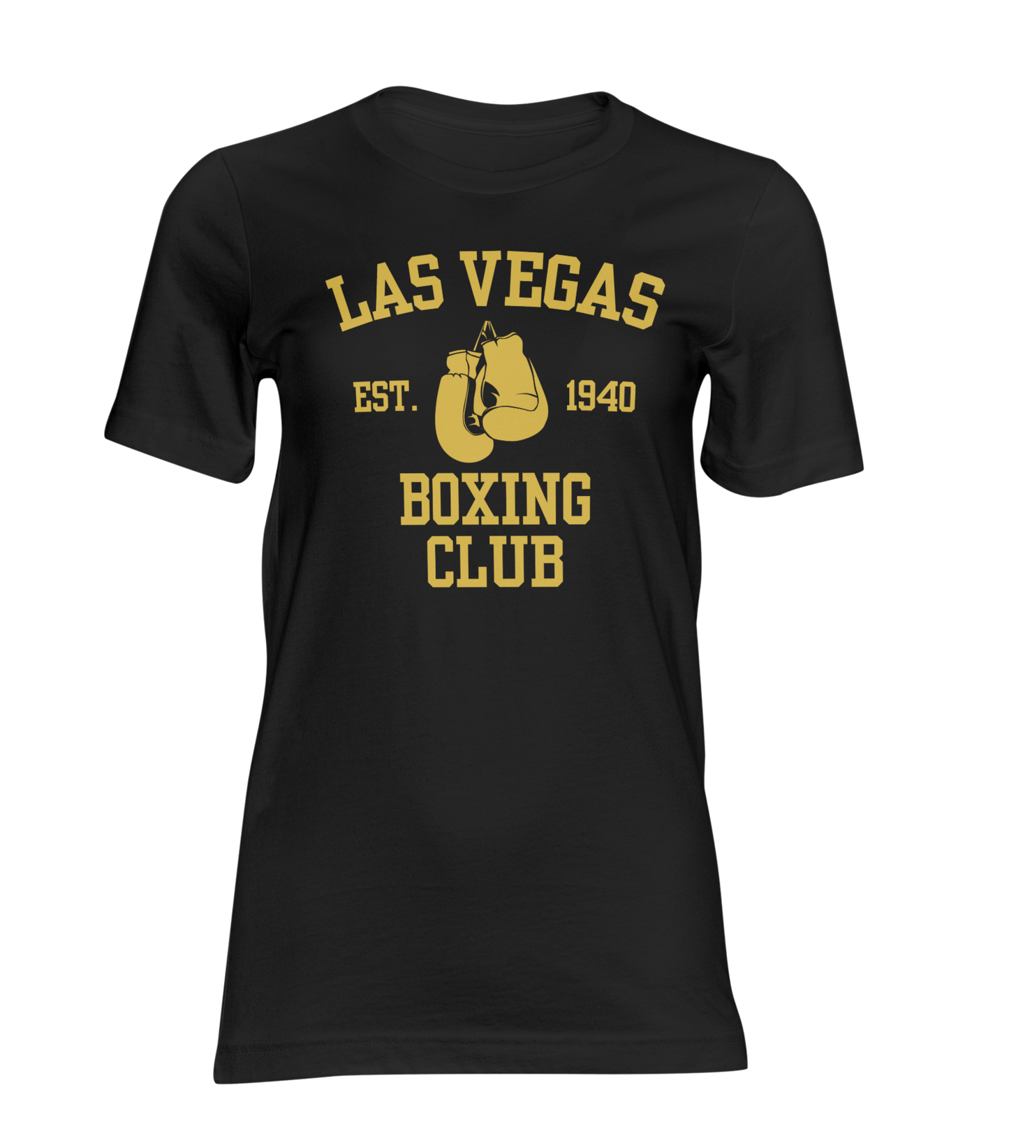 Las Vegas Boxing Club Gold Edition Men’s Premium Heavyweight T-Shirt