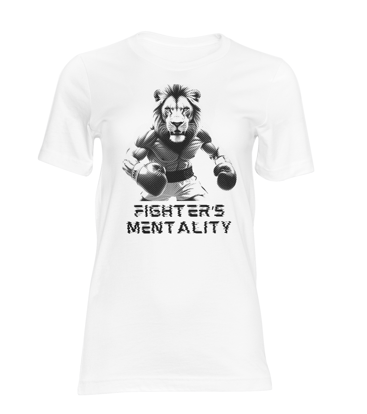 Fighter's Mentality Lion Boxing Men’s Premium Heavyweight T-Shirt