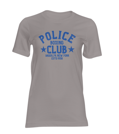 Police Boxing Club Brooklyn New York Men’s Premium Heavyweight T-Shirt