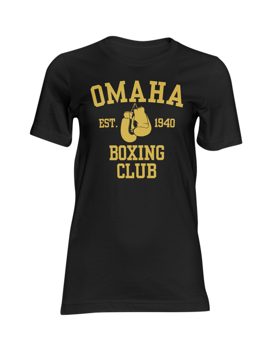 Omaha Boxing Club Gold Edition Men’s Premium Heavyweight T-Shirt