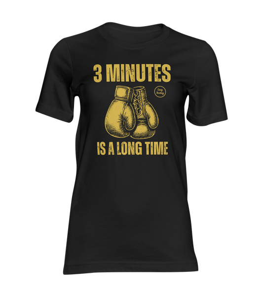 Three Minutes Is A Long Time EasyBoxing Branded Men’s Premium Heavyweight T-Shirt