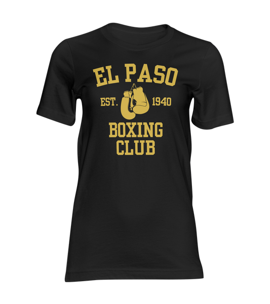 El Paso Boxing Club Gold Edition Men’s Premium Heavyweight T-Shirt
