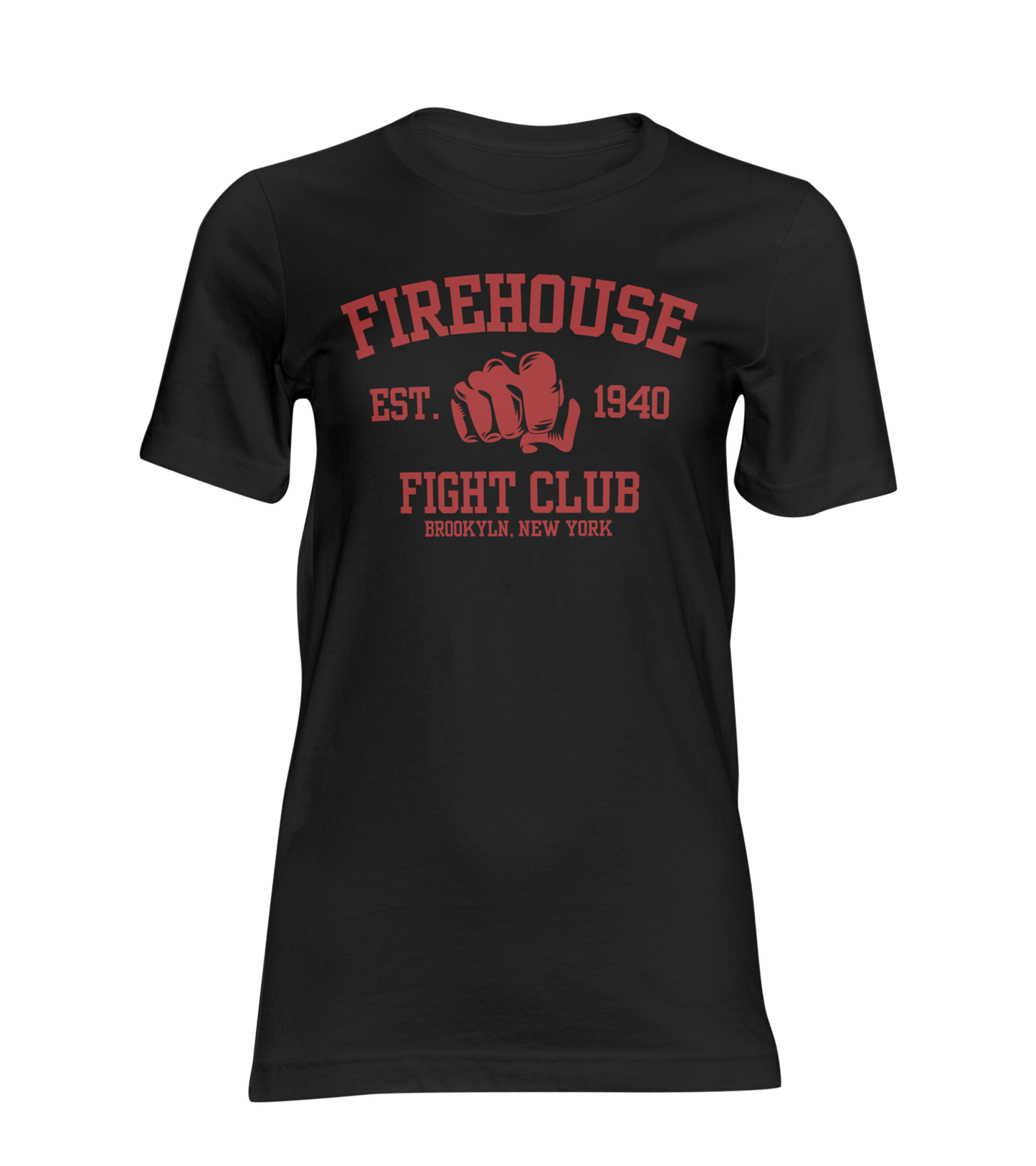 Firehouse Fight Club Brooklyn NY Red Edition Premium Heavyweight T-Shirt