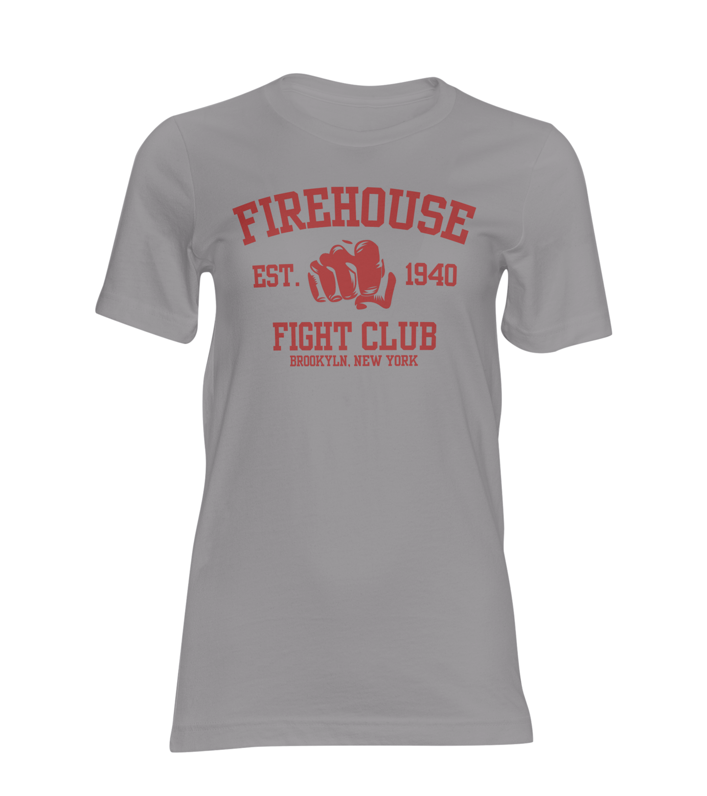 Firehouse Fight Club Brooklyn NY Red Edition Premium Heavyweight T-Shirt