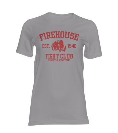 Firehouse Fight Club Brooklyn NY Red Edition Premium Heavyweight T-Shirt