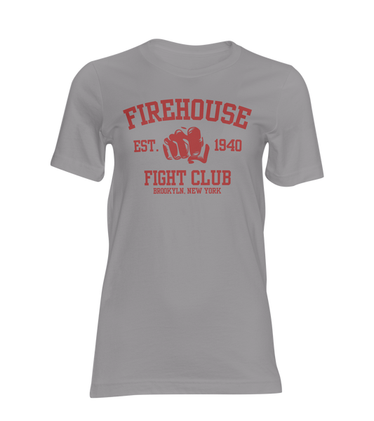Firehouse Fight Club Brooklyn NY Red Edition Premium Heavyweight T-Shirt