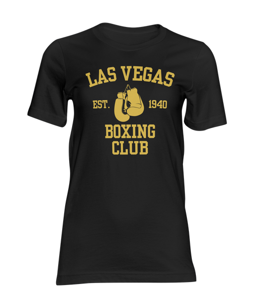 Las Vegas Boxing Club Gold Edition Men’s Premium Heavyweight T-Shirt