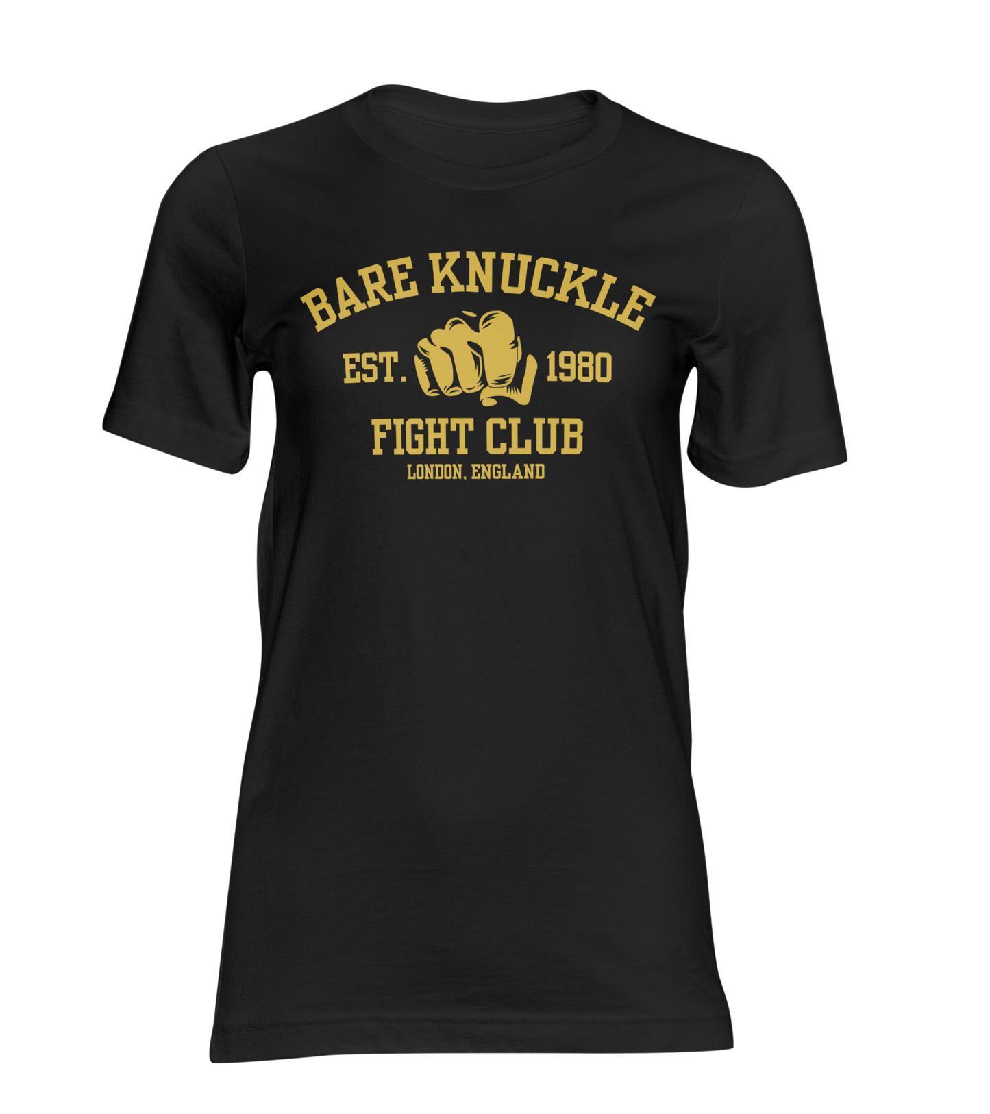 Bare Knuckle Fight Club London Gold Edition Men’s Premium Heavyweight T-Shirt
