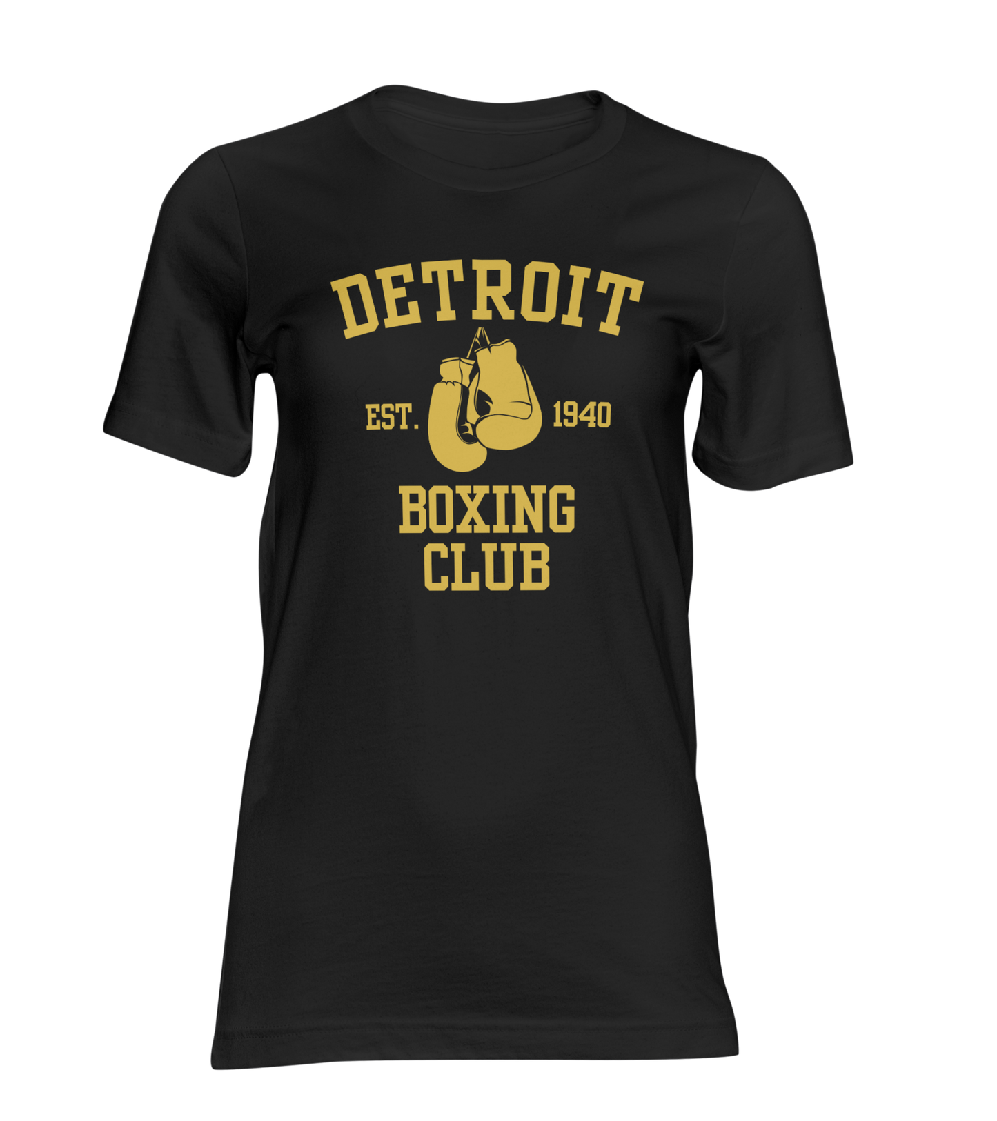 Detroit Boxing Club Gold Edition Men’s Premium Heavyweight T-Shirt