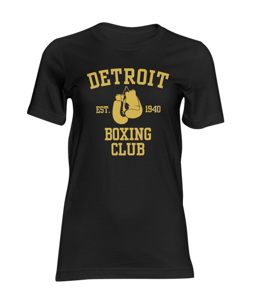Detroit Boxing Club Gold Edition Men’s Premium Heavyweight T-Shirt