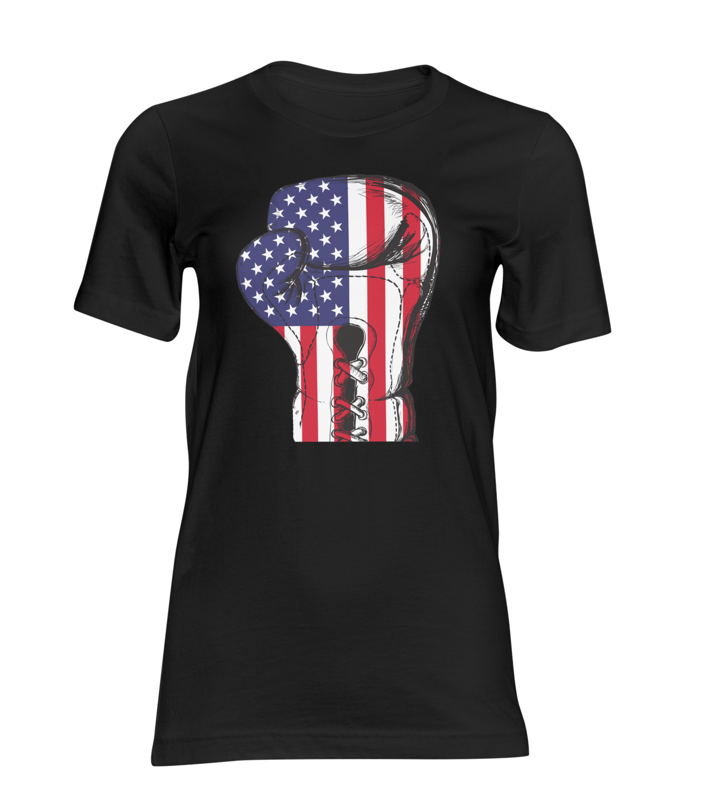 USA Boxing Glove Men’s Premium Heavyweight T-Shirt