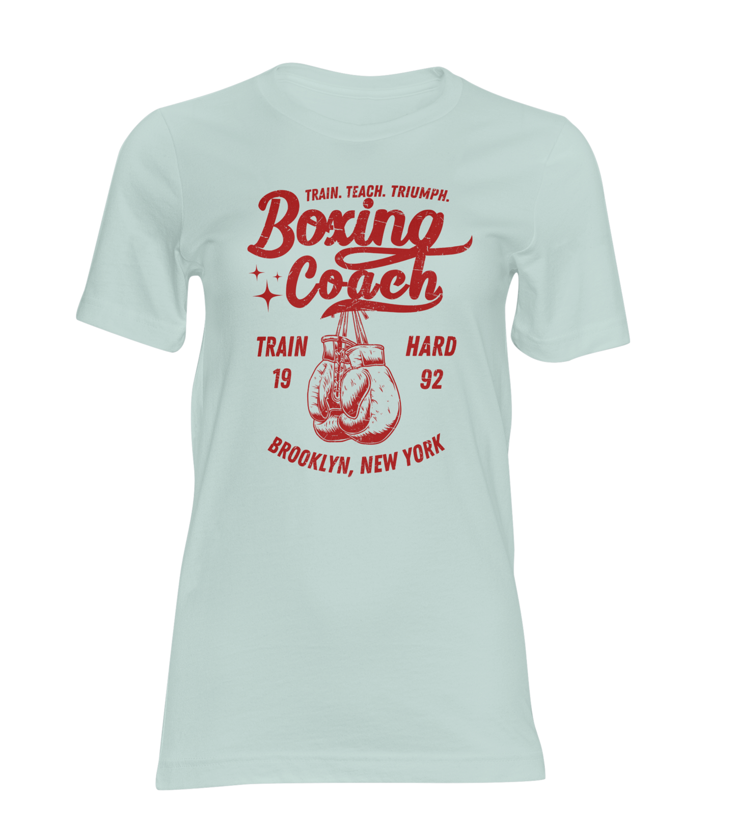 Boxing Coach Brooklyn New York Men’s Premium Heavyweight T-Shirt