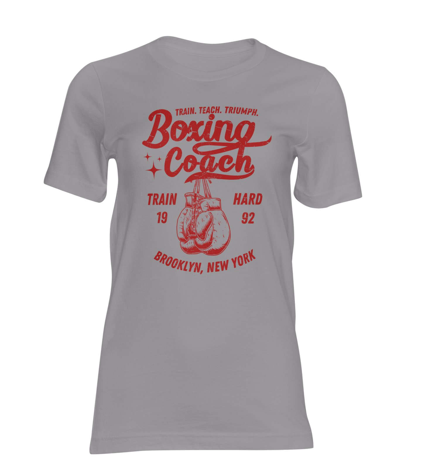 Boxing Coach Brooklyn New York Men’s Premium Heavyweight T-Shirt
